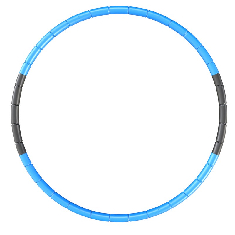 BOHS Kids Fitness Hoop - Weight & Size Adjustable- Body Building Plastic Children Gymnastics Toys - Diameter 26.5 Inches - Image 1